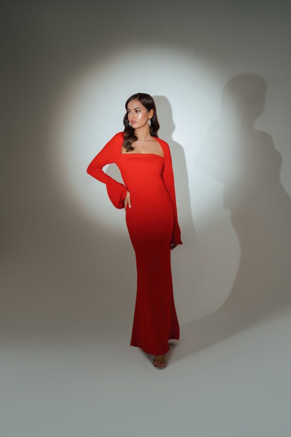 Scarlet Red Dress - Image 3