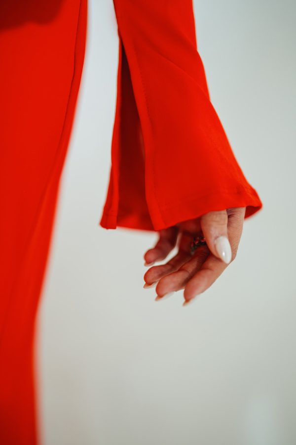 Scarlet Red Dress - Image 6