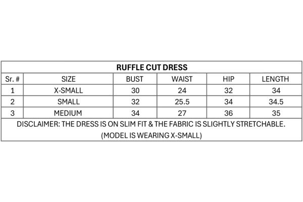 Ruffle Cut Dress - Image 7